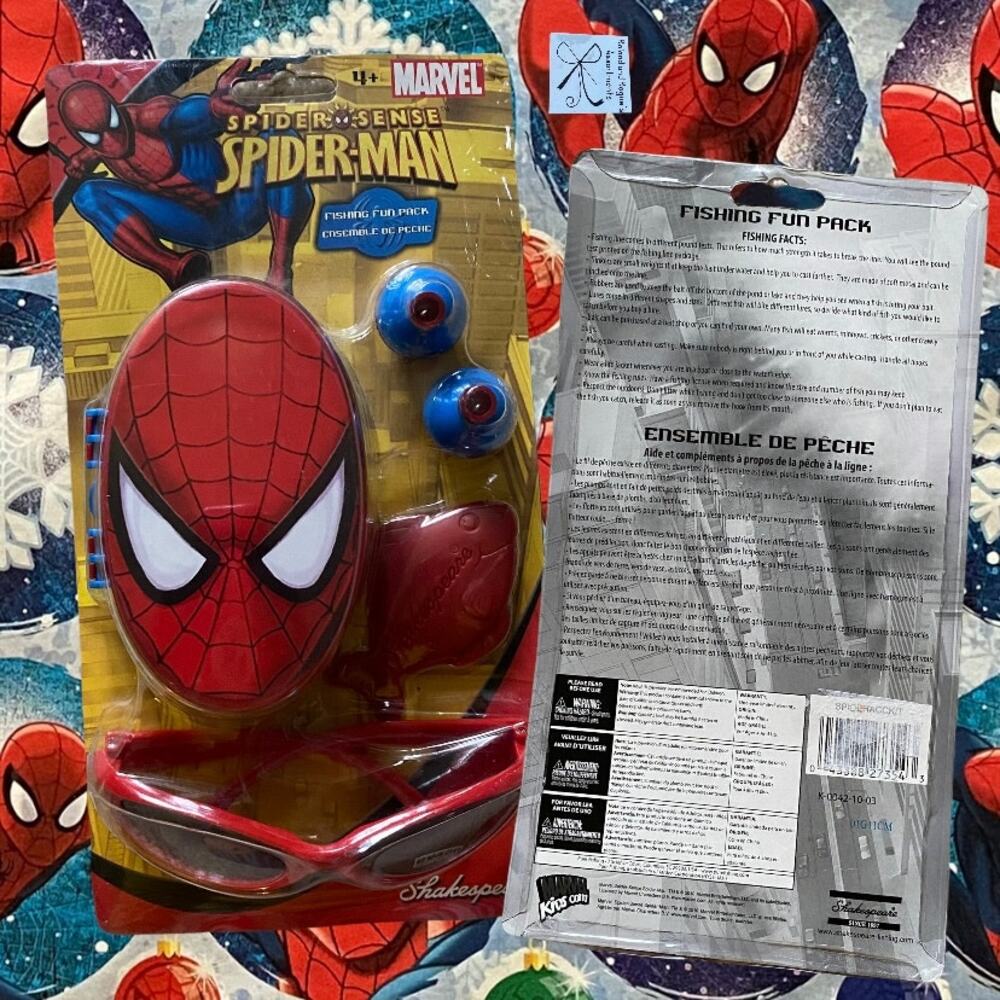 Shakespeare Marvel Spider-Sense Spider-man 2010 Fishing Fun Pack Set
